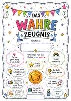 Vorschau - Fördermaterial/Inklusion - Das wahre Zeugnis Schulschluss Geschenk Noten - Seite 3