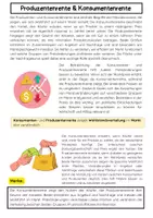 Vorschau - Arbeitsblätter - Produzenten & Konsumentenrente: Marktgleichgewicht - Seite 1