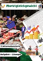 Vorschau - Arbeitsblätter - Das Marktgleichgewicht: Angebot & Nachfrage - Deckblatt