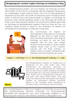 Vorschau - Arbeitsblätter - Das Marktgleichgewicht: Angebot & Nachfrage - Seite 1