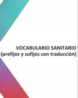 Vista previa - Otros - Vocabulario sanitario - Portada