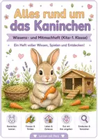 Vorschau - Unterrichtsreihen - Alles rund um das Kaninchen Wissens- & Mitmachheft (Kita – 1. Klasse) - Deckblatt
