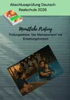Vorschau - Arbeitsblätter - Mündliche Prüfung Prüfungslektüre “Der Markisenmann” - Deckblatt