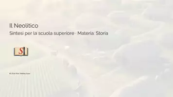 anteprima - Presentazioni / Lavagne - Il Neolitico e la fine della preistoria - Pagina 1