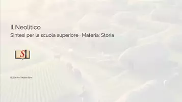 anteprima - Presentazioni / Lavagne - Il Neolitico e la fine della preistoria - Pagina di copertina