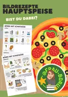 Vorschau - Arbeitsblätter - Bildrezepte Hauptspeise- Einfach und mit Bildern! - Deckblatt
