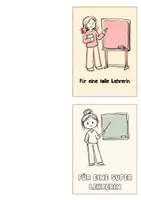 Vorschau - Arbeitsblätter - Danke Karte Lehrerin Abschied Klappkarte - Seite 3