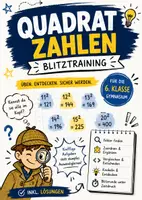 Vorschau - Arbeitsblätter - Übungsblatt: Quadratzahlen-Training - Deckblatt