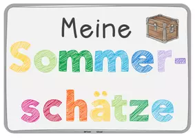 Vorschau - Arbeitsblätter - Meine Sommerschätze - Projekt zum Schulstart - Seite 1