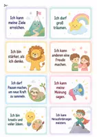 Vorschau - Poster - positive Affirmationen (32 Growth-Mindset-Sätze) - Seite 2