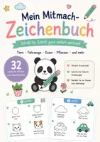 Vorschau - Mal- und Bastelvorlagen - Mein Mitmach-Zeichenbuch (Freiarbeit - Vertretungsstunde) - Deckblatt