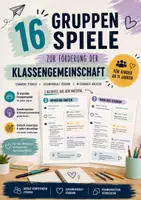 Vorschau - Spiele - Spiele zur Förderung der Klassengemeinschaft (Jg. 5-10) - Deckblatt