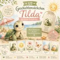 Vorschau - Bildkarten - Geschichtensäckchen U3 Sommer | Schildkröte Tilda | 6 Bildkarten | Krippe Kindergarten Tagesmutter | Sprachförderung | Sommerprojekt - Deckblatt
