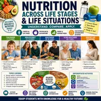 Vorschau - Unterrichtsreihen - Nutrition Across Life Stages & Life Situations | High School Biology & Nutrition Unit - Deckblatt