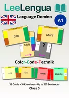 Vorschau - Arbeitsblätter - Can Can't als Modalverben 🧩Domino & Satzbau-Spiel (Englisch Klasse 5) - Deckblatt