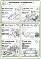 Vorschau - Aufgabenkarten - Holz im Technikunterricht: 12 Starterkarten - Seite 2