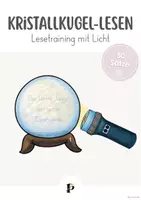 Vorschau - Aufgabenkarten - Kristallkugel-Lesen - Lesetraining mit Licht (Sätze) - Deckblatt