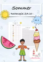 Vorschau - Arbeitsblätter - ZR 20 Rechenspiel Sommer Klasse 1/2 - Deckblatt