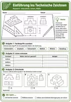 Vorschau - Arbeitsblätter - Einführung ins Technische Zeichnen - Deckblatt