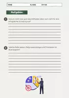 Vorschau - Arbeitsblätter - Von der Idee zum Businessplan: Unternehmsngründung - Seite 3