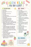 Voorbeeld - Eigen klas to do list - Voorblad