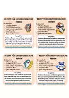 Vorschau - Fördermaterial/Inklusion - Rezept für schöne Sommerferien | Feriengrüße Grundschule - Seite 3