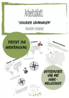 Vorschau - Arbeitsblätter - Arbeitsblatt_Topografie Grundlagenwissen - Deckblatt