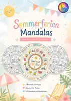 Vorschau - Mal- und Bastelvorlagen - Sommerferien Mandalas - Ausmalen und Entspannen - Deckblatt