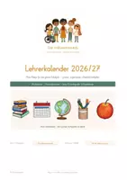 Vorschau - Anderer Materialtyp - Lehrer*innen - Kalender 2026-2027 - Deckblatt