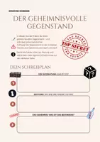 Vorschau - Stundenentwürfe - Kreatives Schreiben: Der geheimnisvolle Gegenstand - Deckblatt