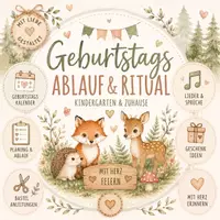 Vorschau - Bildkarten - Waldtier-Geburtstag – Komplettes Geburtstagsritual für Kindergarten & U3 - Deckblatt