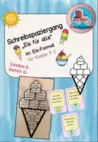 Vorschau - Arbeitsblätter - Schreibspaziergang_Eis für alle - Deckblatt