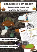 Vorschau - Arbeitsblätter - Schadstoffe im Boden: Schwermetalle & Pestizide - Deckblatt