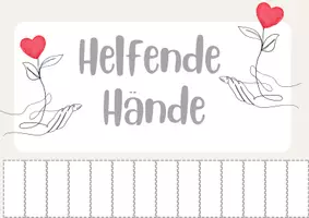 Vorschau - Poster - Helfende Hände für den Elternabend zum Mitnehmen - Deckblatt