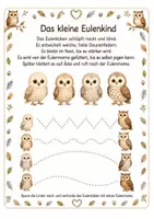 Vorschau - Arbeitsblätter - Alles rund um die Eule – Wissens‑ & Mitmachheft (Kindergarten – 1. Klasse) - Seite 3