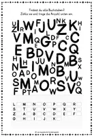 Vorschau - Arbeitsblätter - Buchstaben-Suchrätsel - Freebie - Buchstabe der Woche - Seite 2