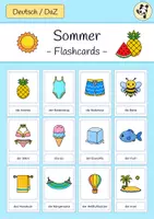 Vorschau - Präsentationen/Tafelbilder - Flashcards SOMMER - Deckblatt