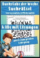 Vorschau - Arbeitsblätter - Buchstaben-Suchrätsel - 6 Arbeitsblätter - Buchstabe der Woche - Deckblatt
