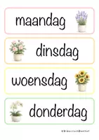 Voorbeeld - Dagritmekaartjes - Bloemen - Pagina 2