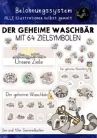 Vorschau - Poster - Das geheime Kind / Der geheime Waschbär – Belohnungssystem Waschbärklasse - Deckblatt