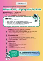 Vorschau - Stundenentwürfe - Gefühle im Umgang mit Technik – Teil 10 - Seite 1