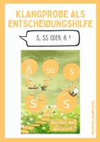 Vorschau - Fördermaterial/Inklusion - S, ss oder ß? – Die Klangprobe als Entscheidungshilfe - Deckblatt