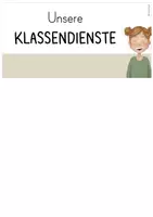 Vorschau - Poster - Klassendienste (braun, grün und blau) - Visualisierung - Seite 3