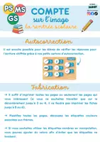 Aperçu - Jeux - Compte sur l'image – La rentrée scolaire | Dénombrer jusqu'à 6 | Atelier autonome PS, MS, GS - Page 3