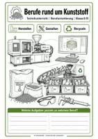 Vorschau - Arbeitsblätter - Berufe rund um Kunststoff im Technikunterricht - Deckblatt