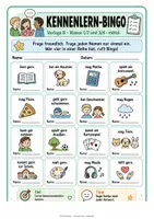 Vorschau - Spiele - Kennlern-Bingo für den Schulstart – Kennenlernspiele & Eisbrecher - Seite 2