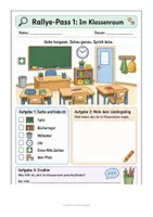 Vorschau - Spiele - Schulrallye Klasse 1: Orientierung in der Schule - Seite 1