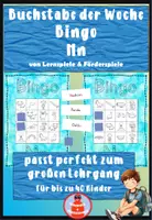 Vorschau - Stationenlernen - Bingo Laut N - Lauterkennung und phonologische Bewusstheit - Buchstabe der Woche - Deckblatt
