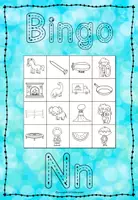 Vorschau - Stationenlernen - Bingo Laut N - Lauterkennung und phonologische Bewusstheit - Buchstabe der Woche - Seite 3