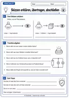 Vorschau - Arbeitsblätter - Strom, Licht und Reflexion: Arbeitsblatt zum Uni-Ausflug - Seite 2